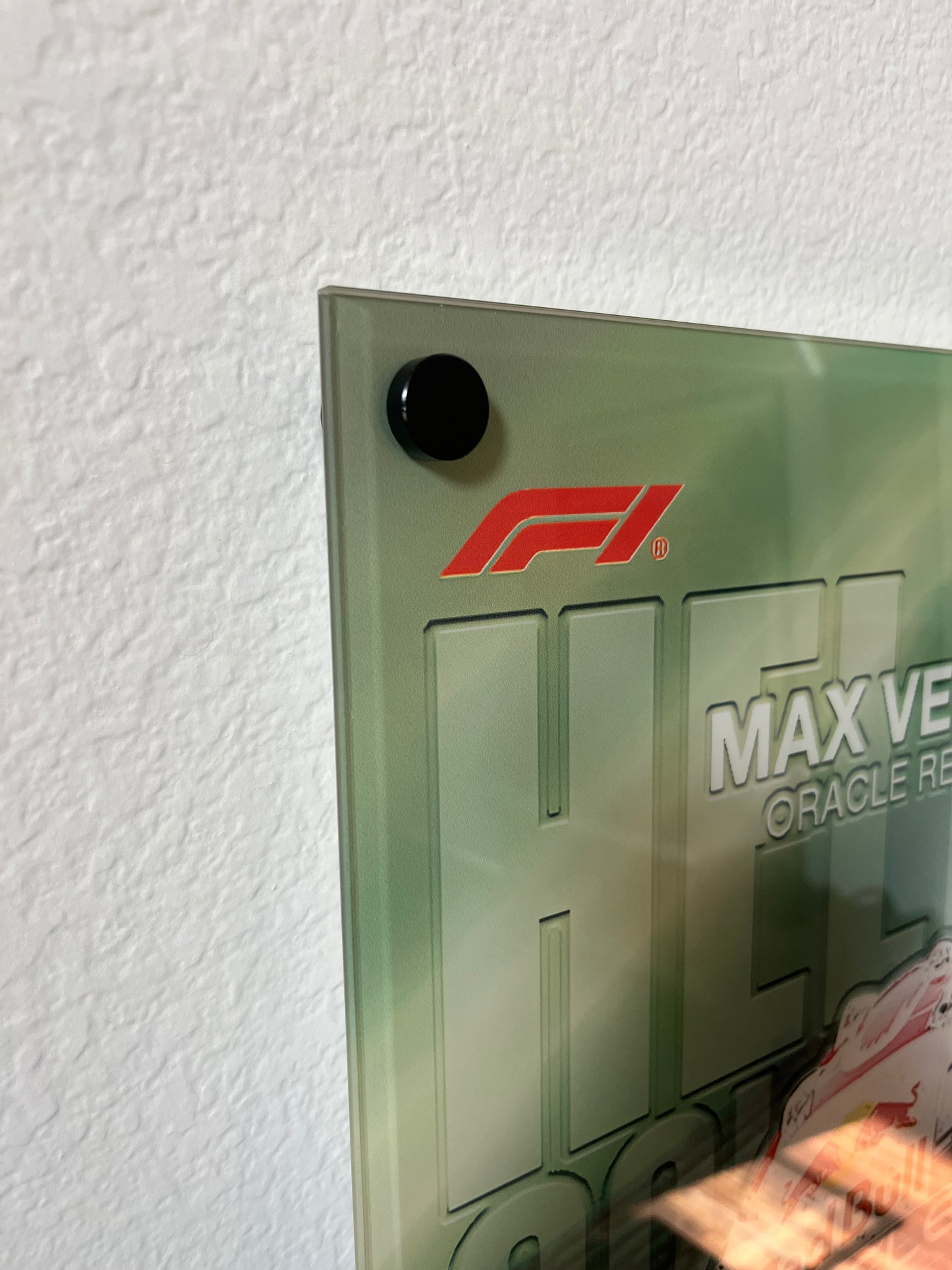 F1 Helmet Collection Card - Acrylic Display