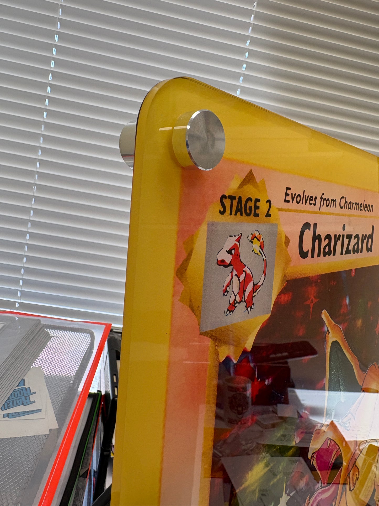 1999 Pokemon Base Set 1st Edition Shadowless Holo Charizard #4 - 15" x 21"