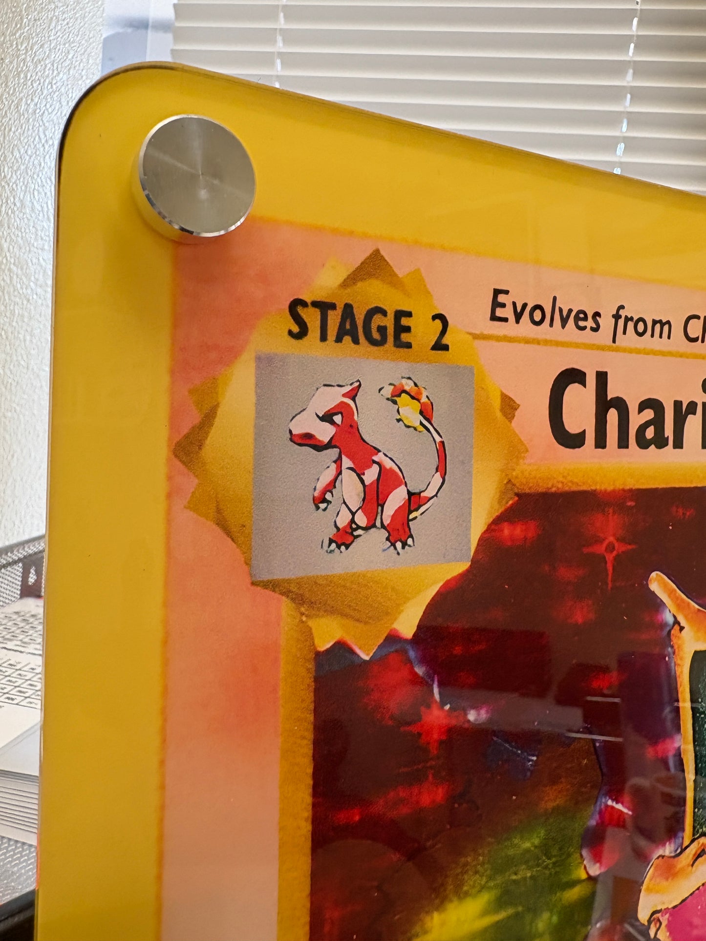 1999 Pokemon Base Set 1st Edition Shadowless Holo Charizard #4 - 15" x 21"